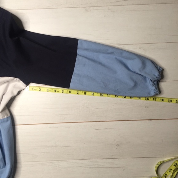 Brandy Melville Krissy Jacket Blue Colorblock - Picture 7 of 7